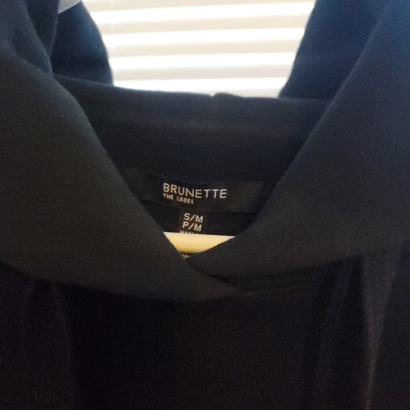 Brunette The Label Babes Supporting Babes Big Sister Hoodie (S/M, Black) - Picture 5 of 5